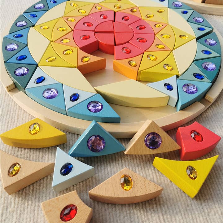 Tinitastic - Vendita all'ingrosso Blocchi - Bambini e neonati - Blocchi di gemme mandala - Blocchi di pietre acriliche - Blocchi di mandala4