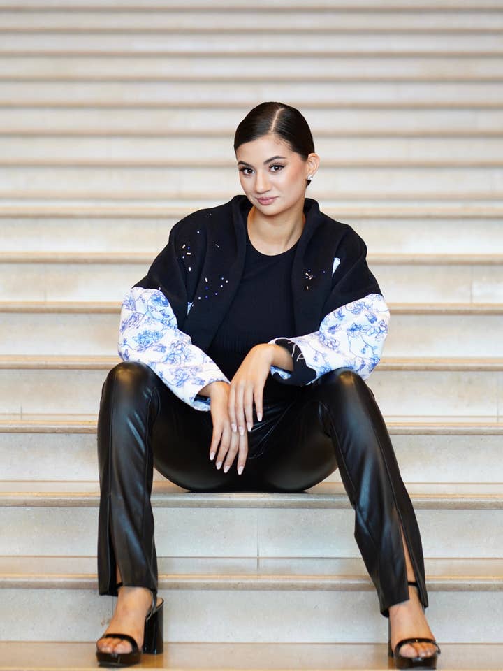 The House of Magsarili - Wholesale Coat - Women's - The Mending Collection---> Coat No.1 'Shattered'7