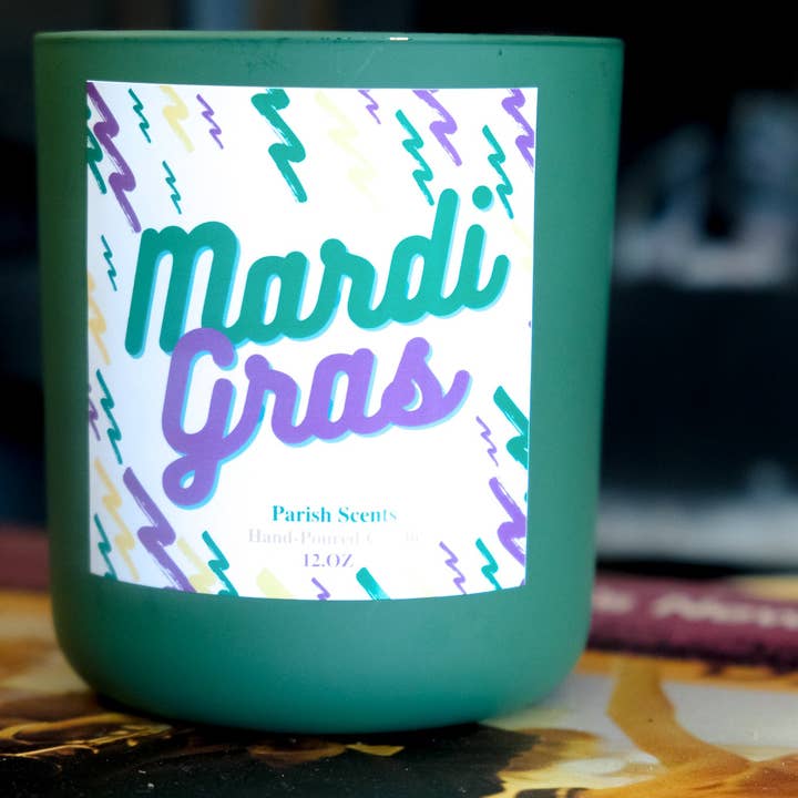 Mardi Gras Candle - A New Orleans Candle by Parish Scents for wholesale by Parish Scents