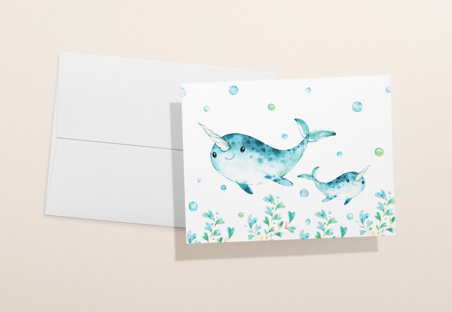 Twigs Paper - Wholesale Stationery/Notecard Set - Ocean Animals Greeting Card Set | Assorted Notecards3