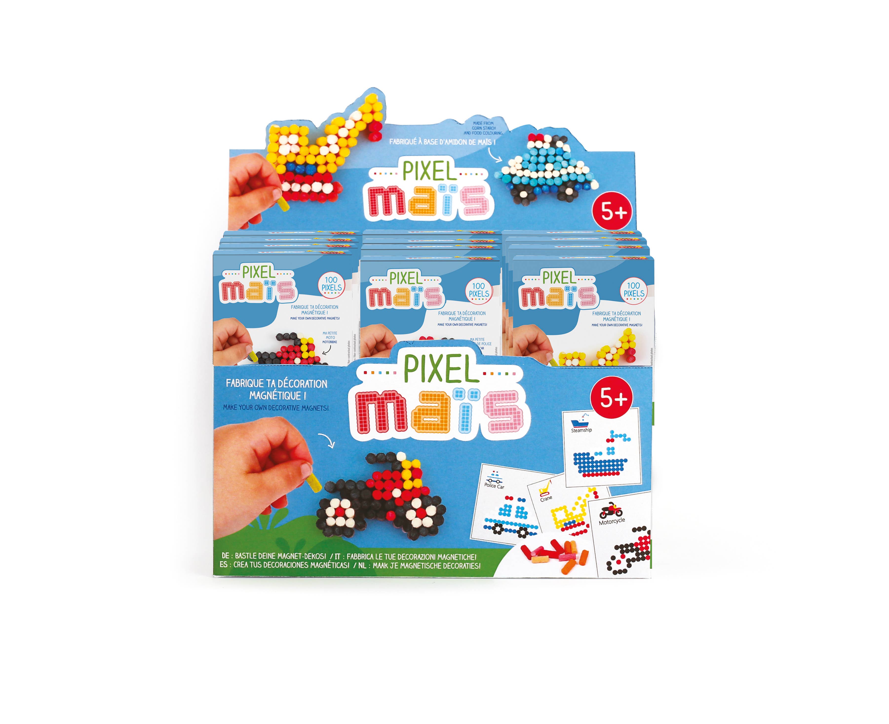 Graine Créative - Wholesale DIY Craft Kit - 24 PIXEL DISPLAY BUT VEHICLE