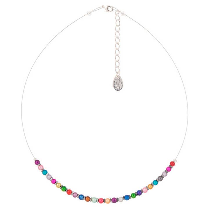 Rainbow Miracle & Haematite Necklace for wholesale by Carrie Elspeth Jewellery