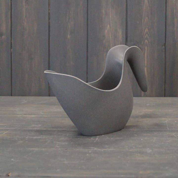 Earthy Anthracite Bamboo Watering Jug for wholesale by Satchville
