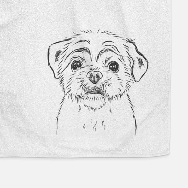 Inkopious - Wholesale Hand Towel - Smash the Shih Tzu Hand Towel