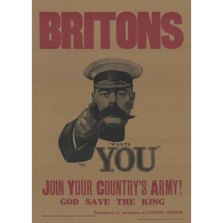 Esque - Wholesale Poster - Poster Britons Wants You - Vintage Propaganda