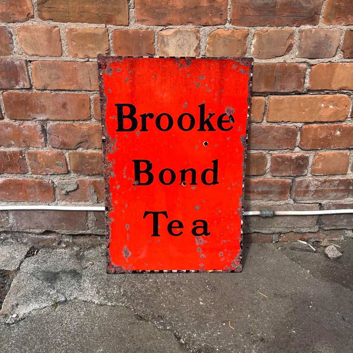 Brookes Bond Tea - Metal Sign Plaque for wholesale by The British Metal Signs Company