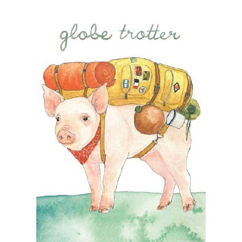 Globe Trotter for wholesale by Retrospect Greeting Cards