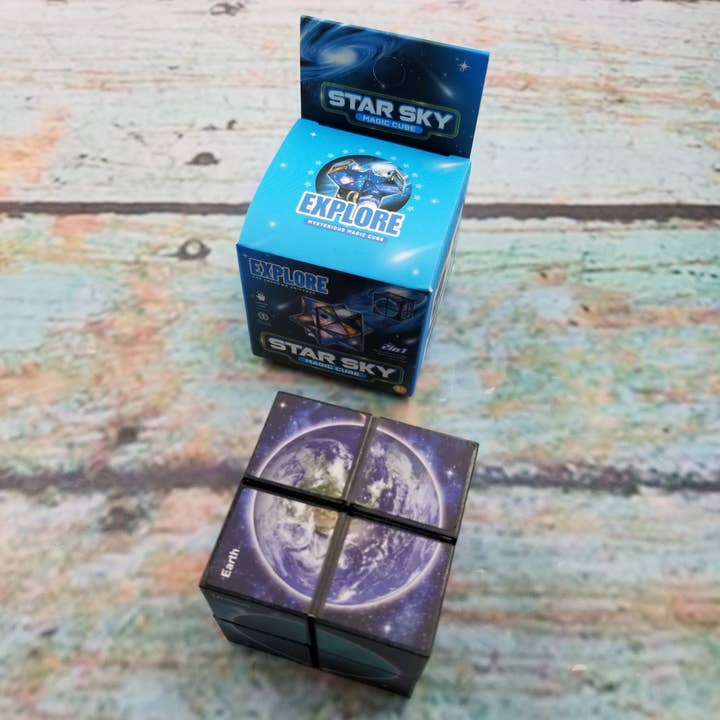 MIAS SHOP – wholesale Fidget toy – Kids – Starry Sky Planet Infinity Magnetic Cube Sensory Fidget Toy