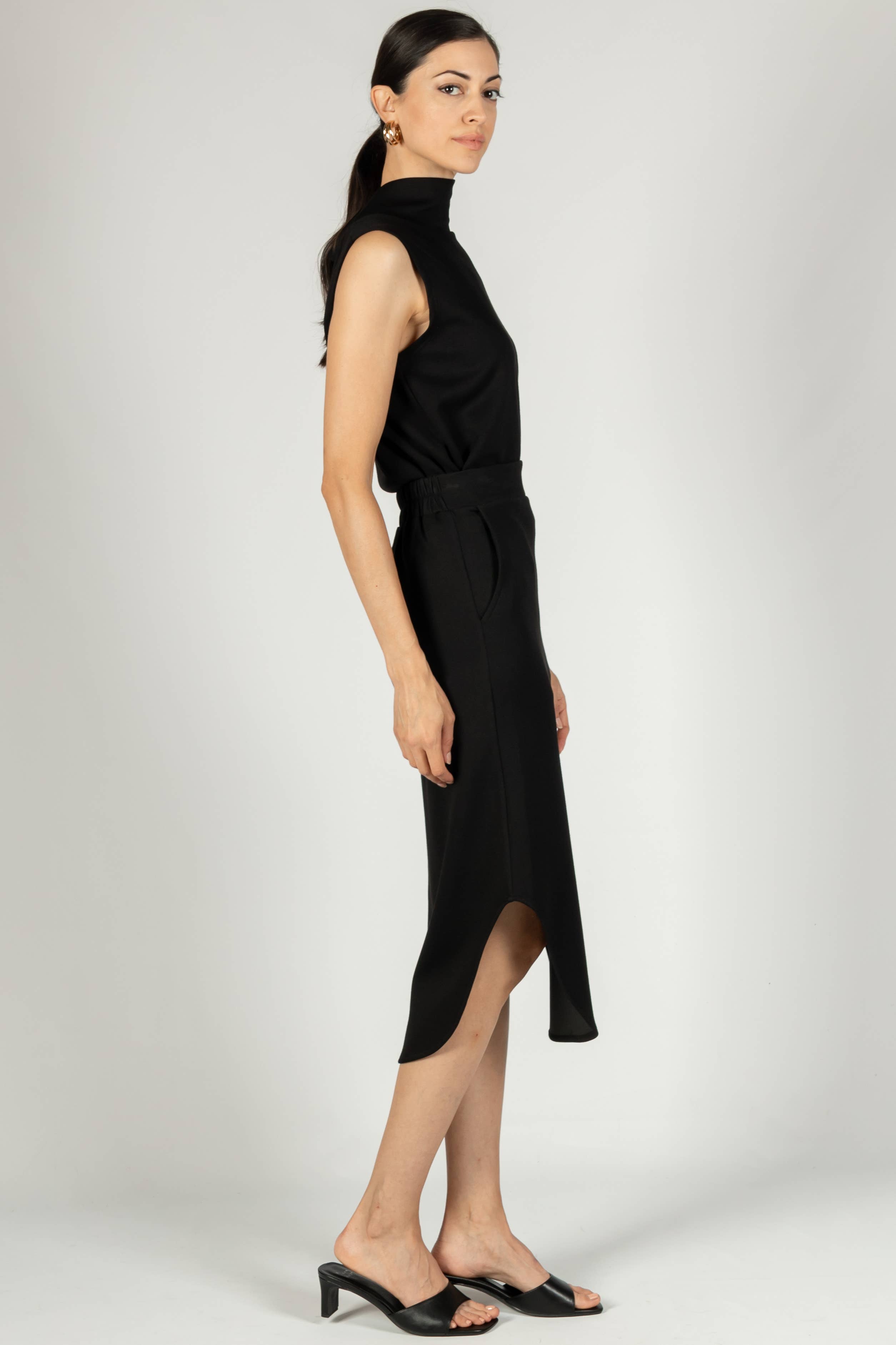 P. CILL - Vendita all'ingrosso Gonna - Donna - Gonna midi in modal Butter P. CILL19