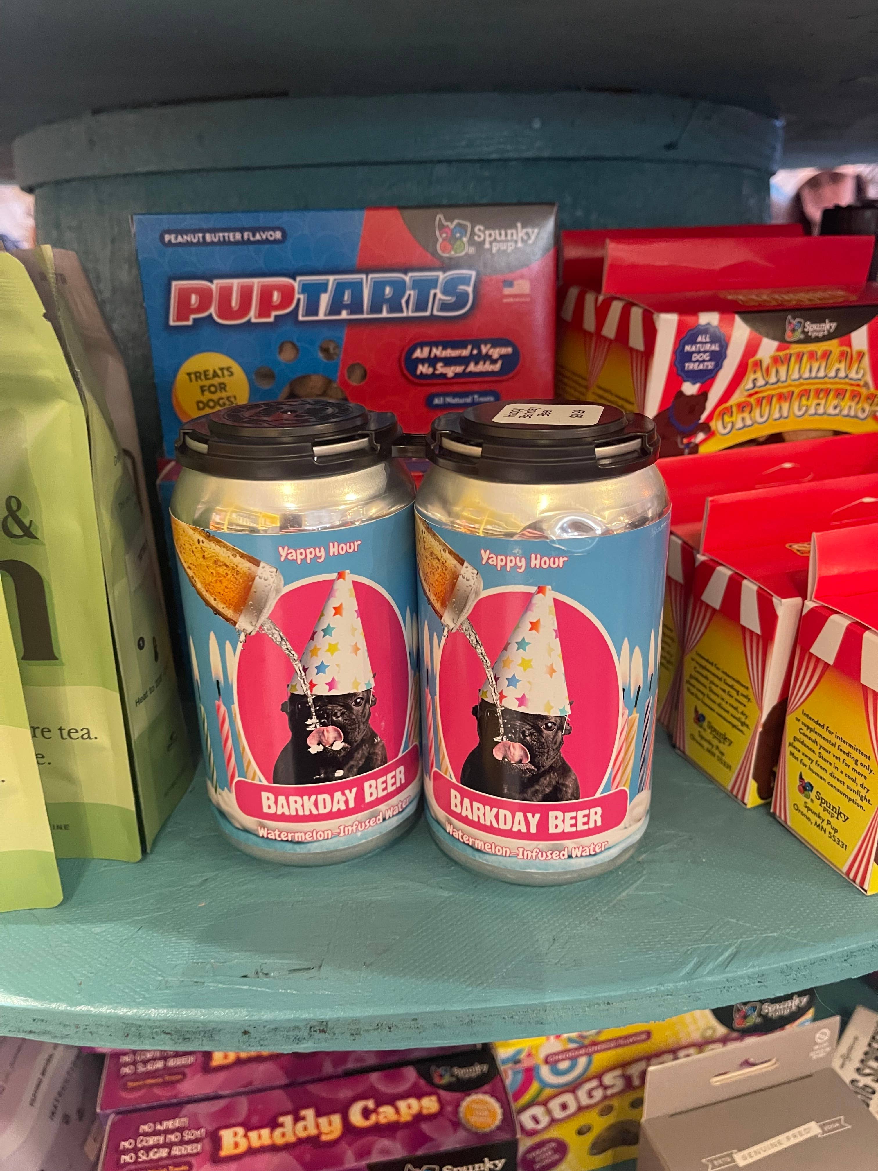 Yappy Hour - Wholesale Pet Treats - Dog - Barkday Beer | 24ct | Watermelon1
