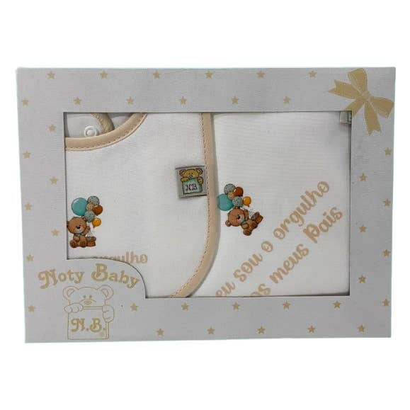 Noty Baby - Wholesale Embroidery/Cross Stitch Supplies - 100% cotton diaper and bib sets Parents' Pride11