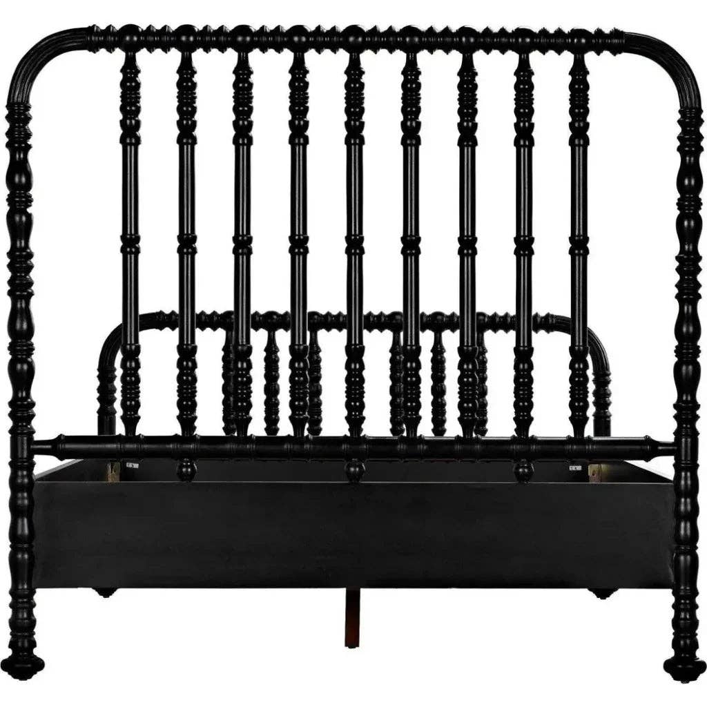 LOOMLAN - Wholesale Bed - Bachelor Black Wooden Bed Frame13