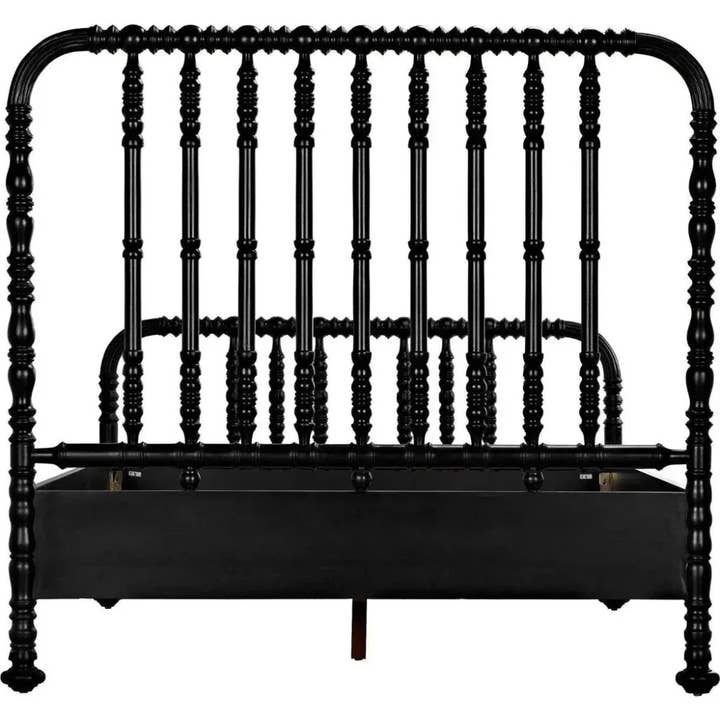 LOOMLAN - Wholesale Bed - Bachelor Black Wooden Bed Frame13