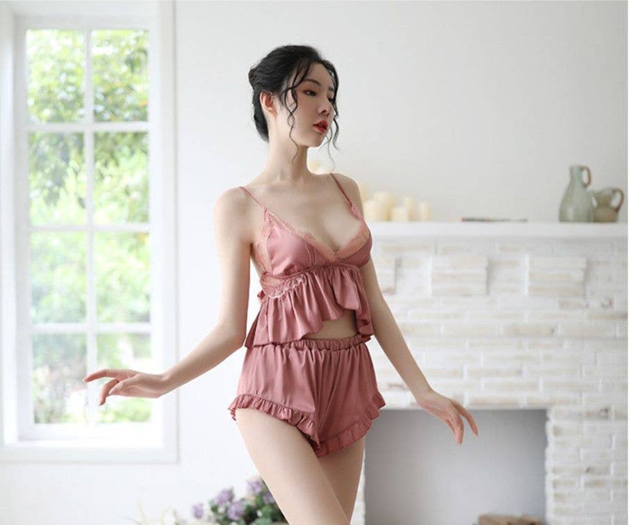 Lingerie by coco - Wholesale Lingerie Set - Women's - Tease Me Ruffle Set1