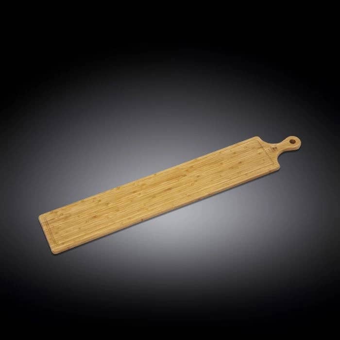 39.4" x 7.9" Long Serving Board with Handle for wholesale by WILMAX USA
