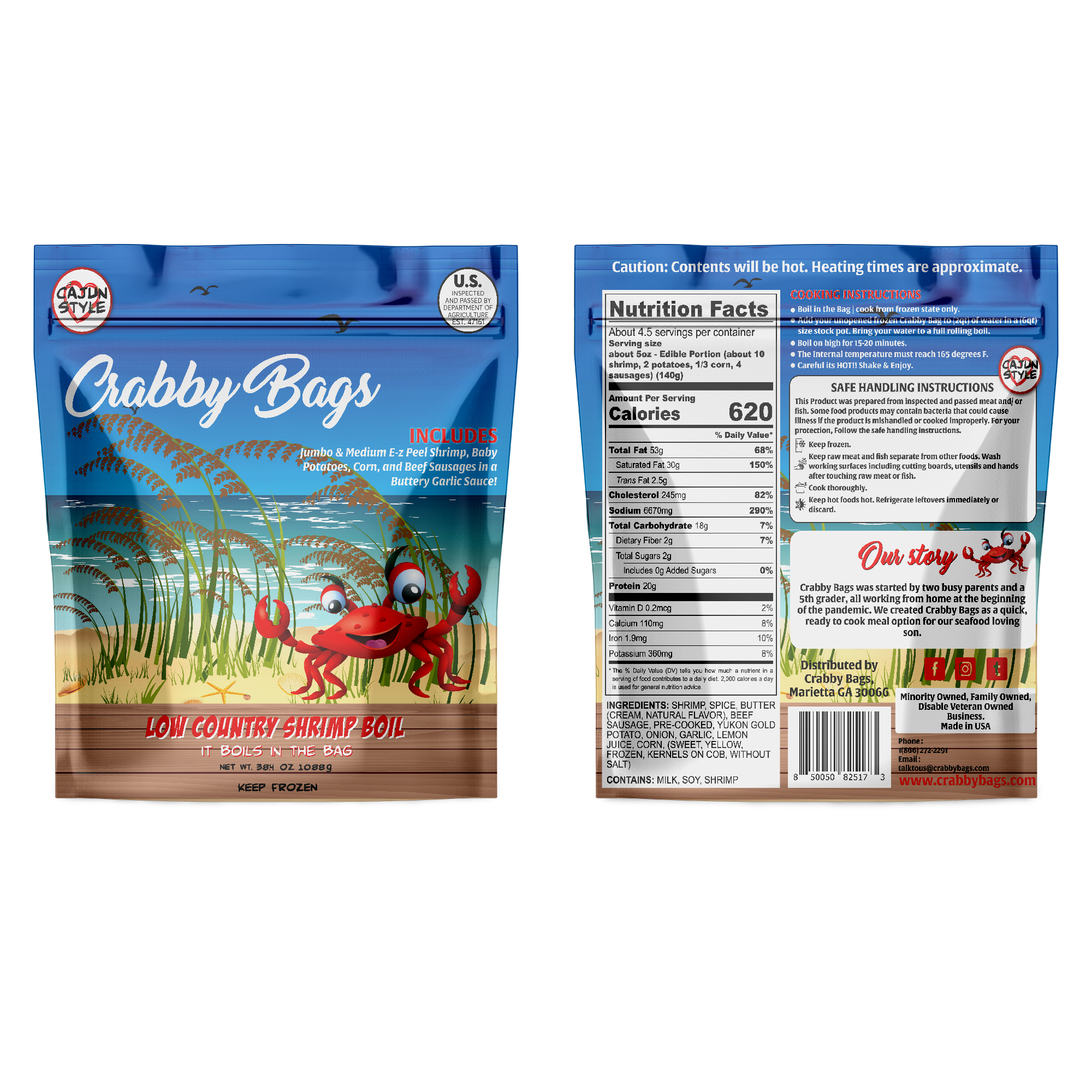 Crabby Bags Wholesale Shopping - Wholesale Dried Spice Mix - Easy Low Country Shrimp Boil in a Bag | Crabby Bags8