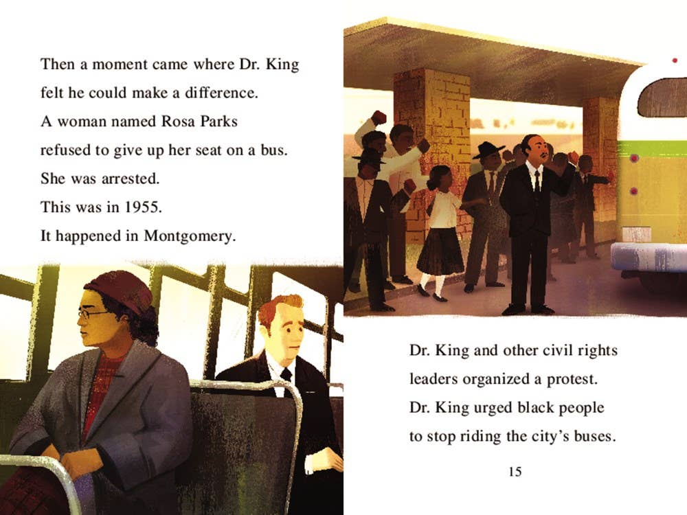 HarperCollins - Wholesale Early Reader Book (6-8) - Martin Luther King Jr.: A Peaceful Leader : Sarah Albee3