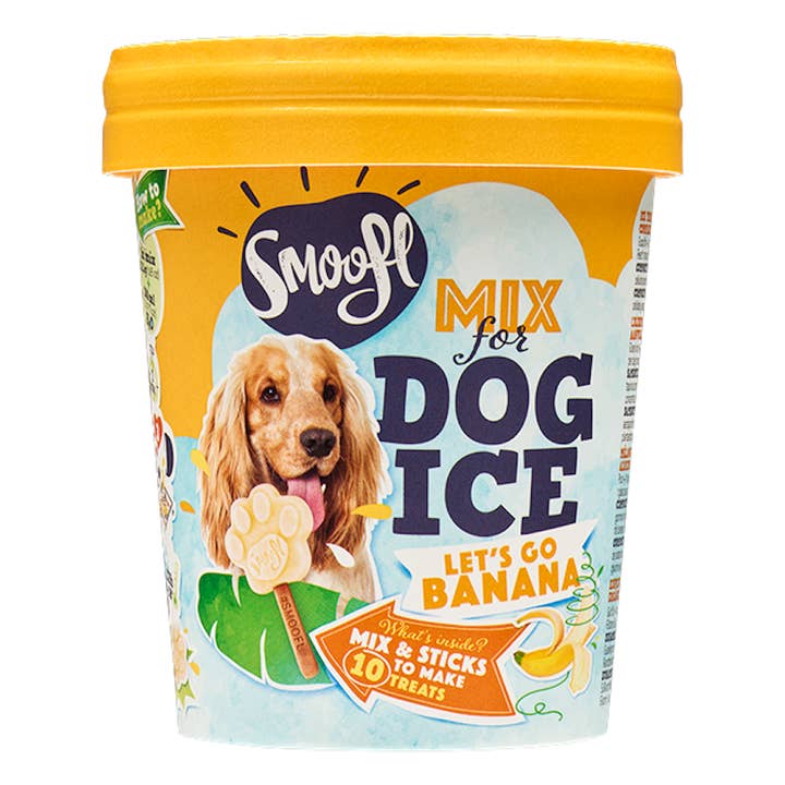 Banana mix for dog ice for wholesale by Smoofl