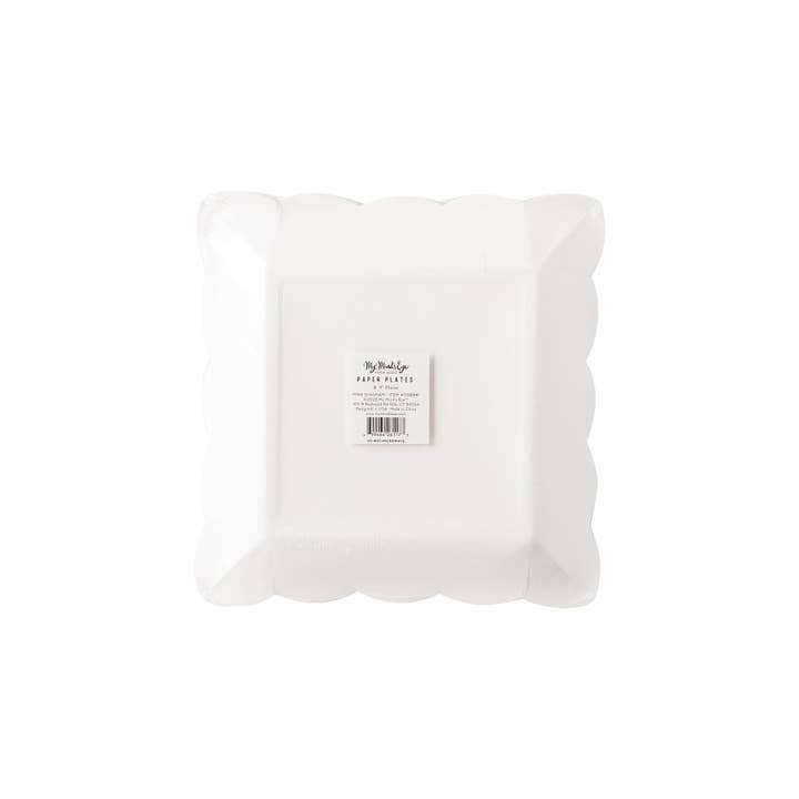 My Mind’s Eye - Wholesale Disposable Plate - PGB941 - Pink Gingham Plate2