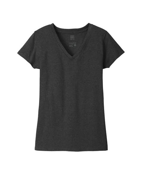 Print The Dream - Wholesale T-shirt – women's - District ® Women’s Re-Tee ® V-Neck2