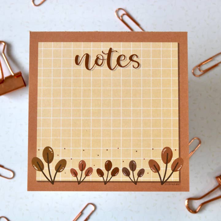 Autumn Notepad for wholesale by Cliviasart