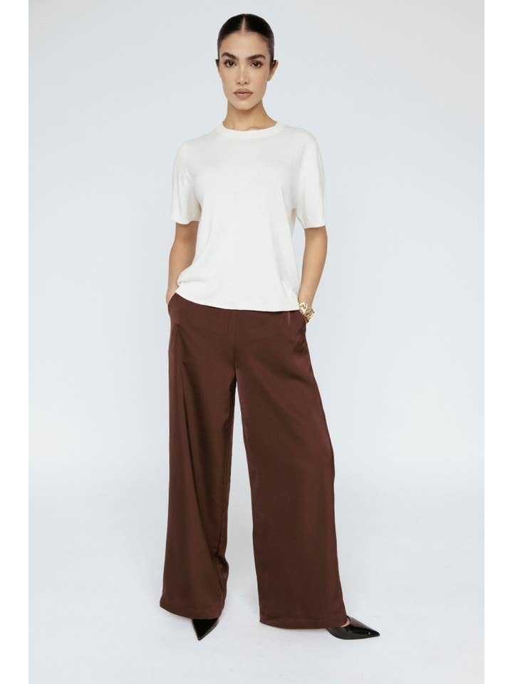 Cashmere Blend Tee Ivory for wholesale on Faire3