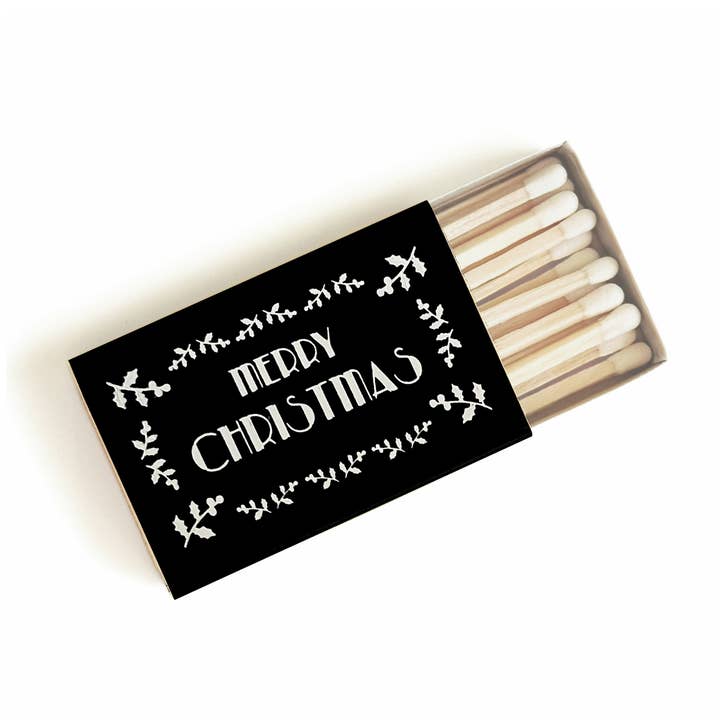Merry Christmas Matchbox | Festive Yuletide Candle Matches and other Purchase Wholesale christmas matchbox. Free Returns & Net 60 Terms on Faire trending on Faire.