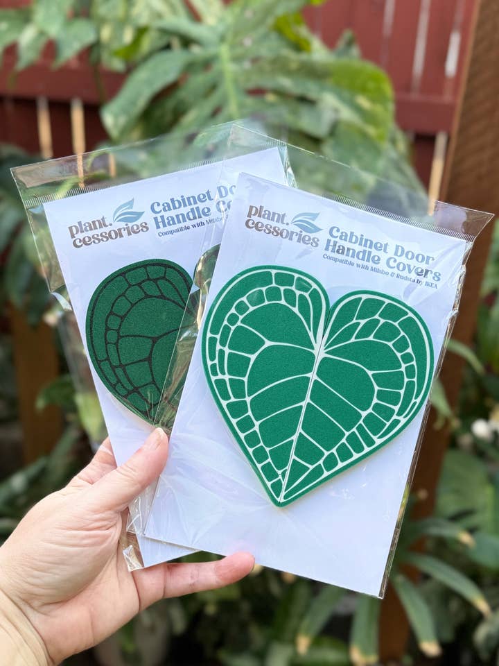 Anthurium Crystallinum Leaf Cabinet Handle Cover for wholesale by plant.cessories