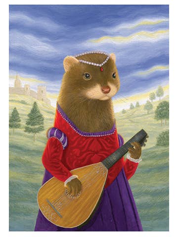 Lady Mirabella - Artist: Gina Matarazzo - FF298 for wholesale by Masala Cards