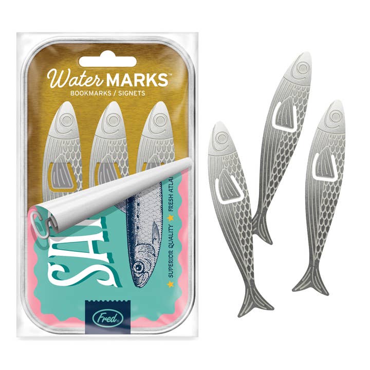 MARCAS DE AGUA - Marcapáginas de Sardina, Juego de 3 para venta al por mayor de Fred