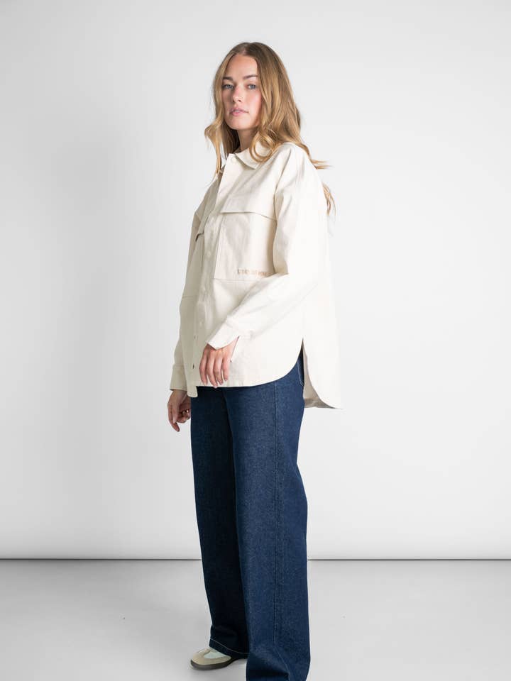 Giacca unisex non tinta in cotone biologico per la vendita all'ingrosso da parte di STORY OF MINE