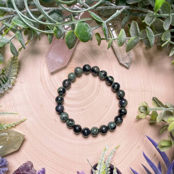 Copper Ashes - Wholesale Beaded Bracelet - 8mm Beaded Kambaba Jasper Bracelet1