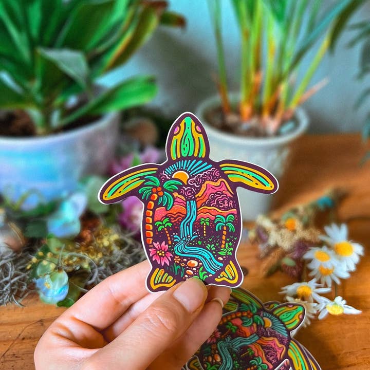 SeeknRevel - Vendita all'ingrosso Adesivo - Sea Turtle - Adesivo1