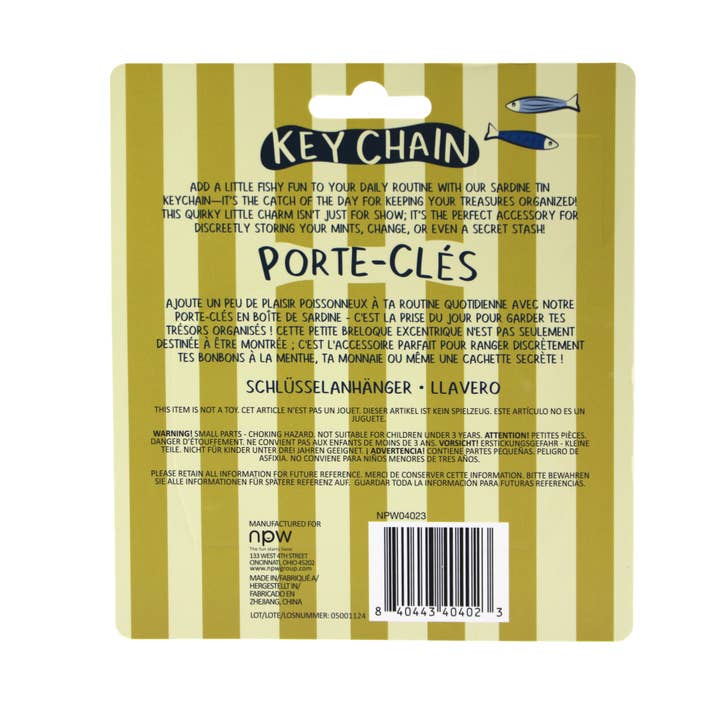 NPW - Wholesale Keychain - Unisex - Sardine Tin Keychain2