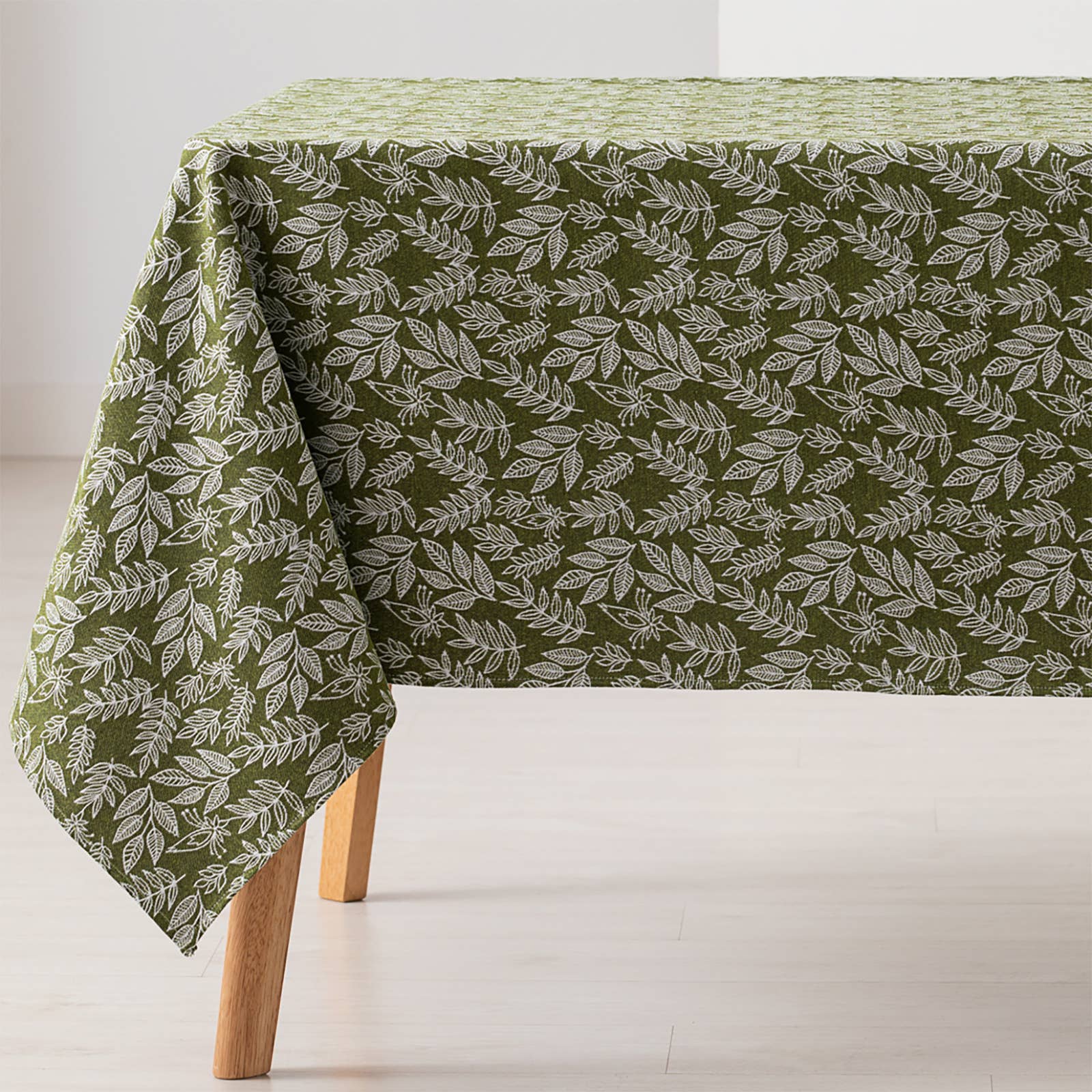 GAMUSI - Wholesale Tablecloth - Floral cotton jacquard waterproof tablecloth JALI6