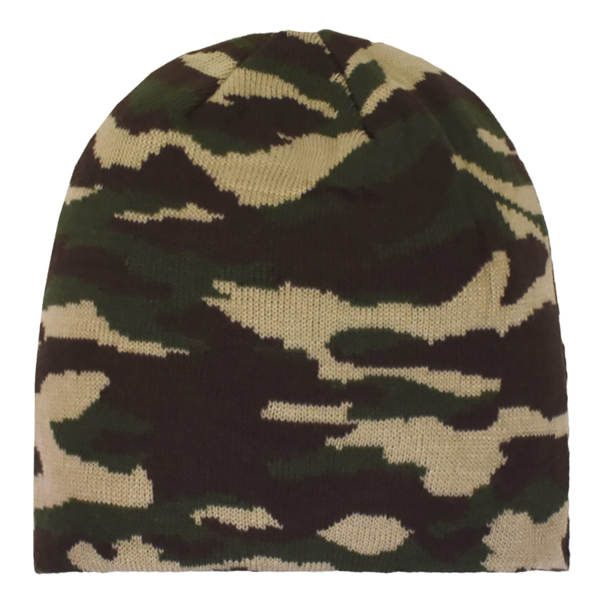 Grand Sierra - Vente Bonnet – homme - Bonnet camouflage classique en tricot acrylique - 007792