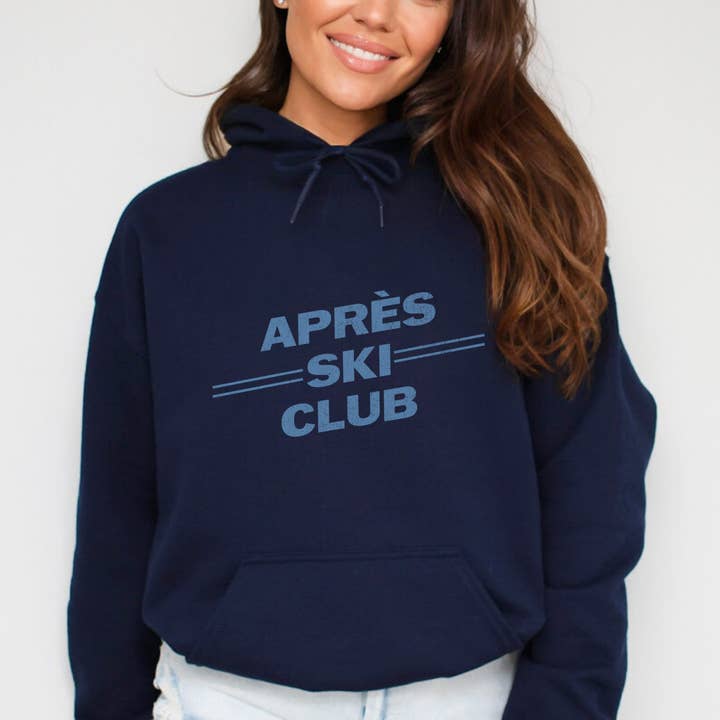 Aprés Ski Club Lines - Women's Graphic Hoodie for wholesale by Olive And Ivory Wholesale