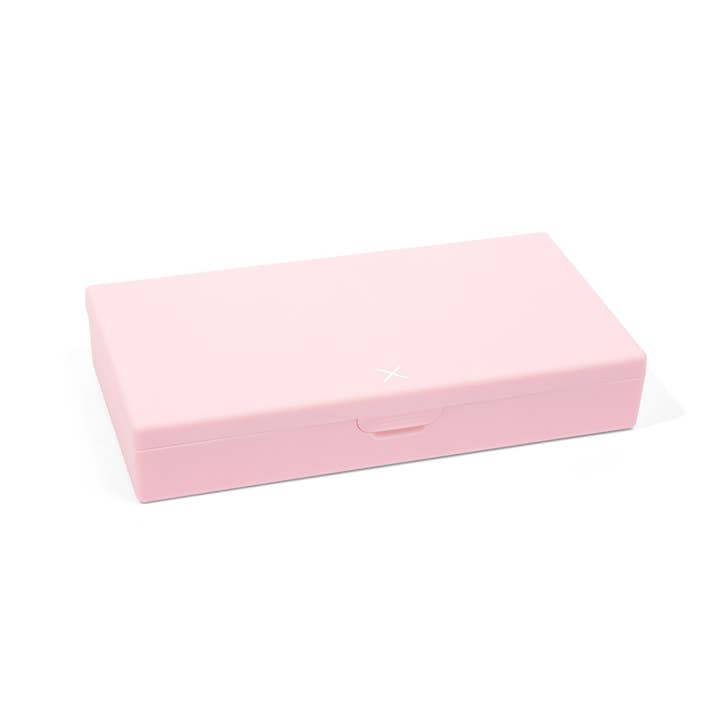 Port and Polish - Wholesale Pill Organizer - Blush Pink AM/PM Pill Box