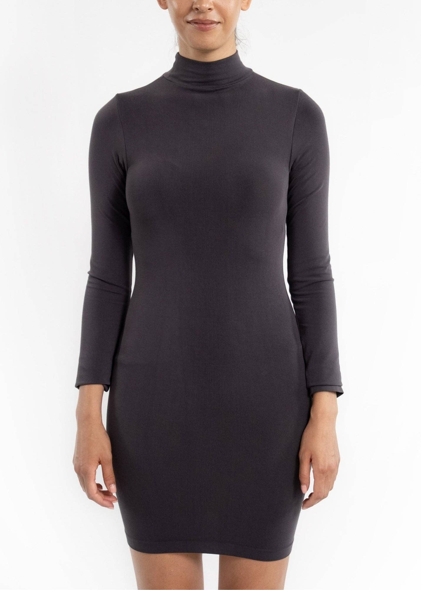 ELIETIAN - Wholesale Jurk - Dames - Jurk met lange mouwen en coltrui4