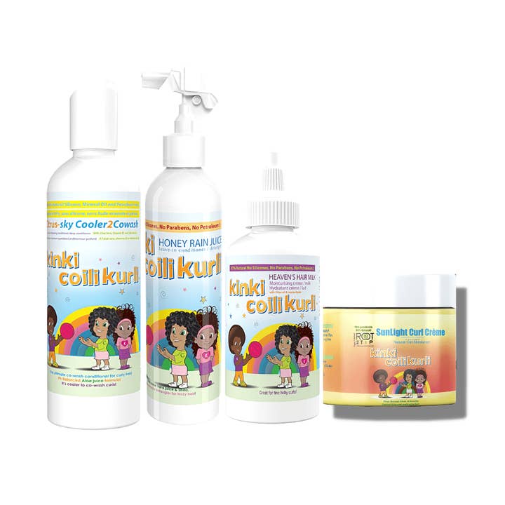 The Back2school Afro-curly Kids Moisture Kit for wholesale by ROOT2TiP