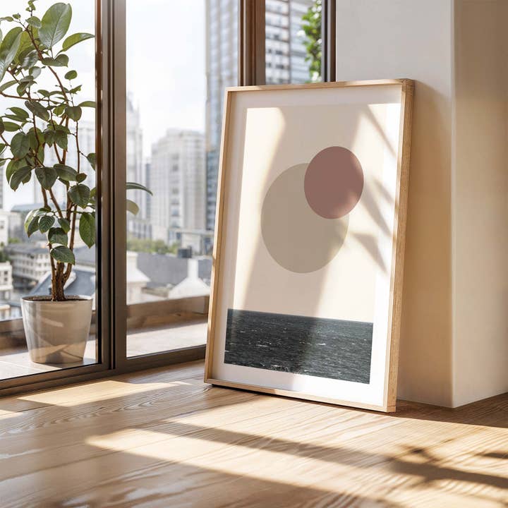 Sea - Nature Eclipse - Unique Minimalist Wall Art for wholesale by Sera/Lina