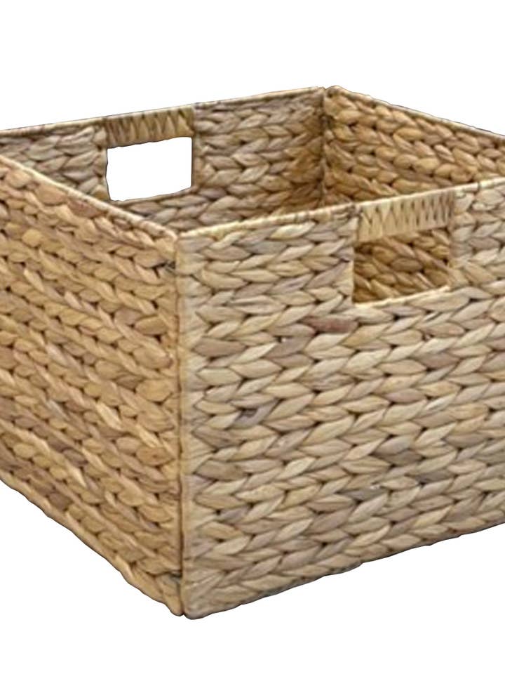 HMW09 Cesto Dobrável Waterhyacinth Square por atacado de HAMI & CO