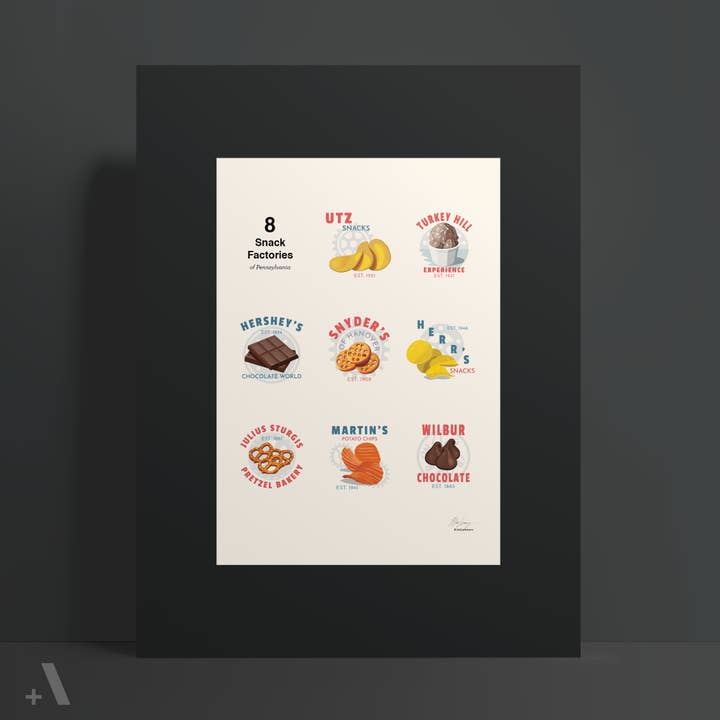Addvent - Wholesale Poster - Snack Factories of Pennsylvania / Poster Art Print2