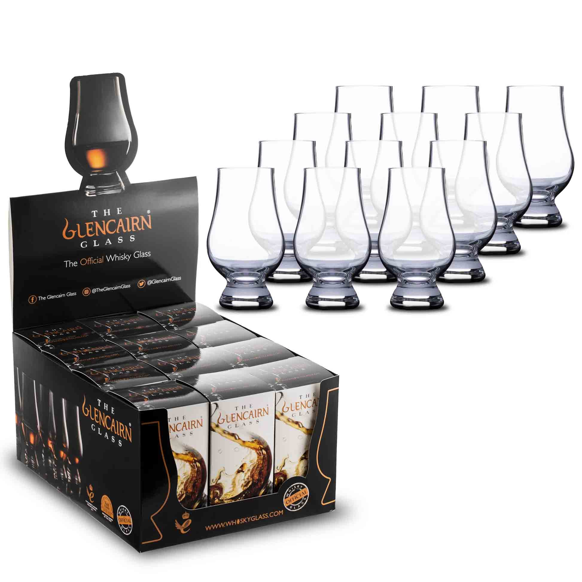 ThousandOaksBarrelCo. - Wholesale Cocktail/Liquor Glass - 12 Individually Boxed Glencairn Glasses in Display Packaging0