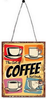 giftland - Wholesale Sign - Metal Tin Sign Coffee1