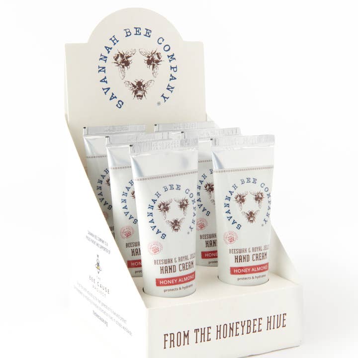 Savannah Bee Company - Wholesale Hand Cream/Lotion - Original - Hand Cream in a Tube - Honey Almond2