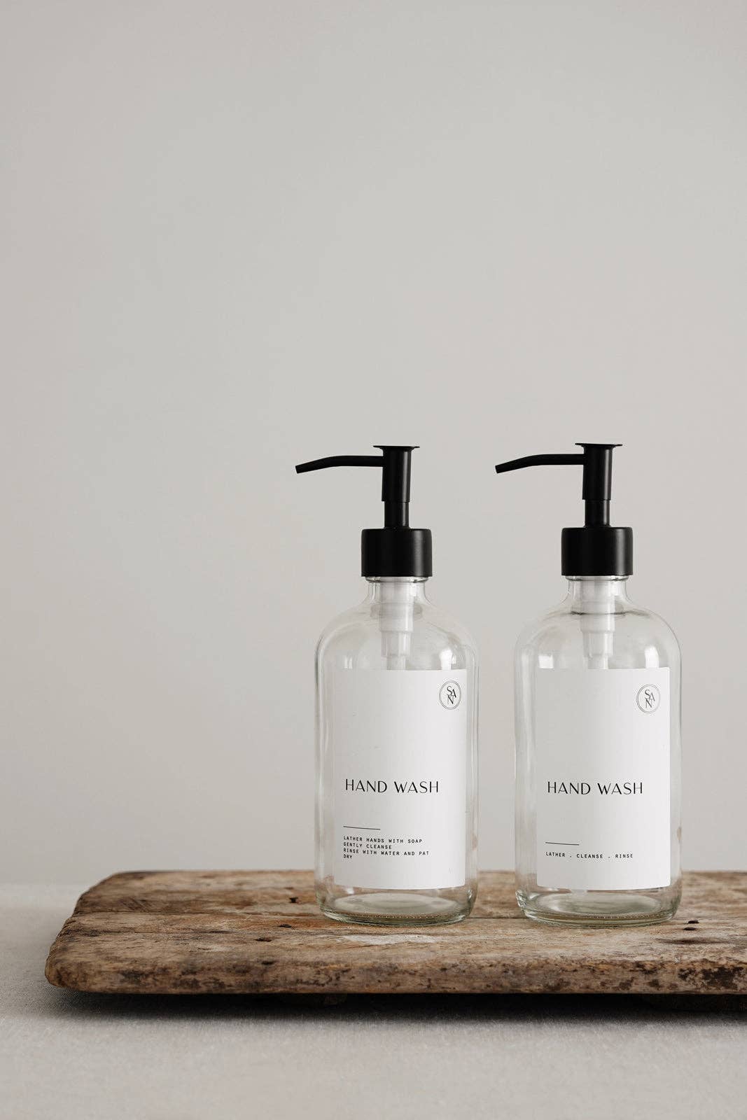 So At Nature - Wholesale Soap dispenser - Premium Glass Pump Bottle 500ml - Klar2