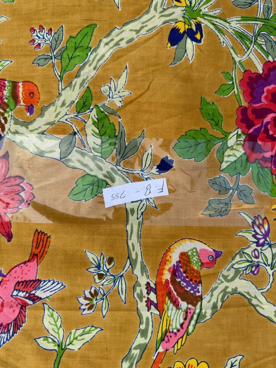 GYPSY STUDIO - Wholesale Fabric Paint - Bird Printed Fabric Cotton Women Clothing Dressmaking Fabric1