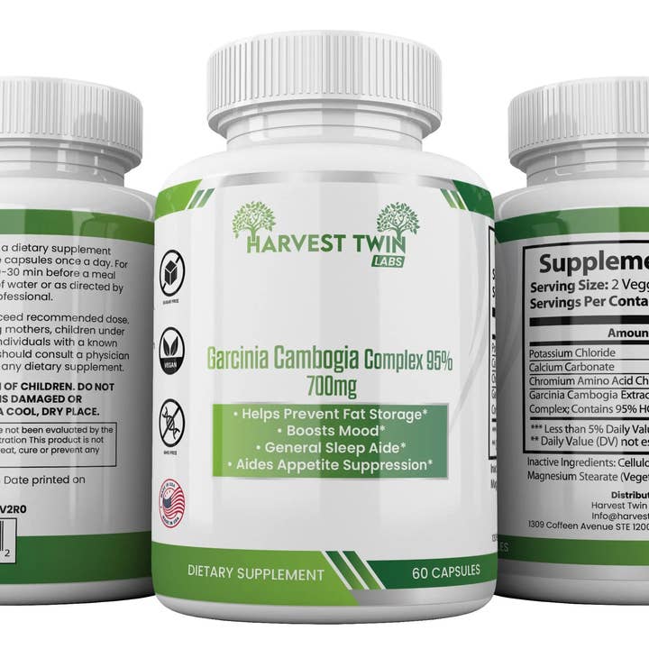 Harvest Twin Labs - Wholesale Oral Supplement/Vitamin - Garcinia Cambogia Complex 95% - 700mg