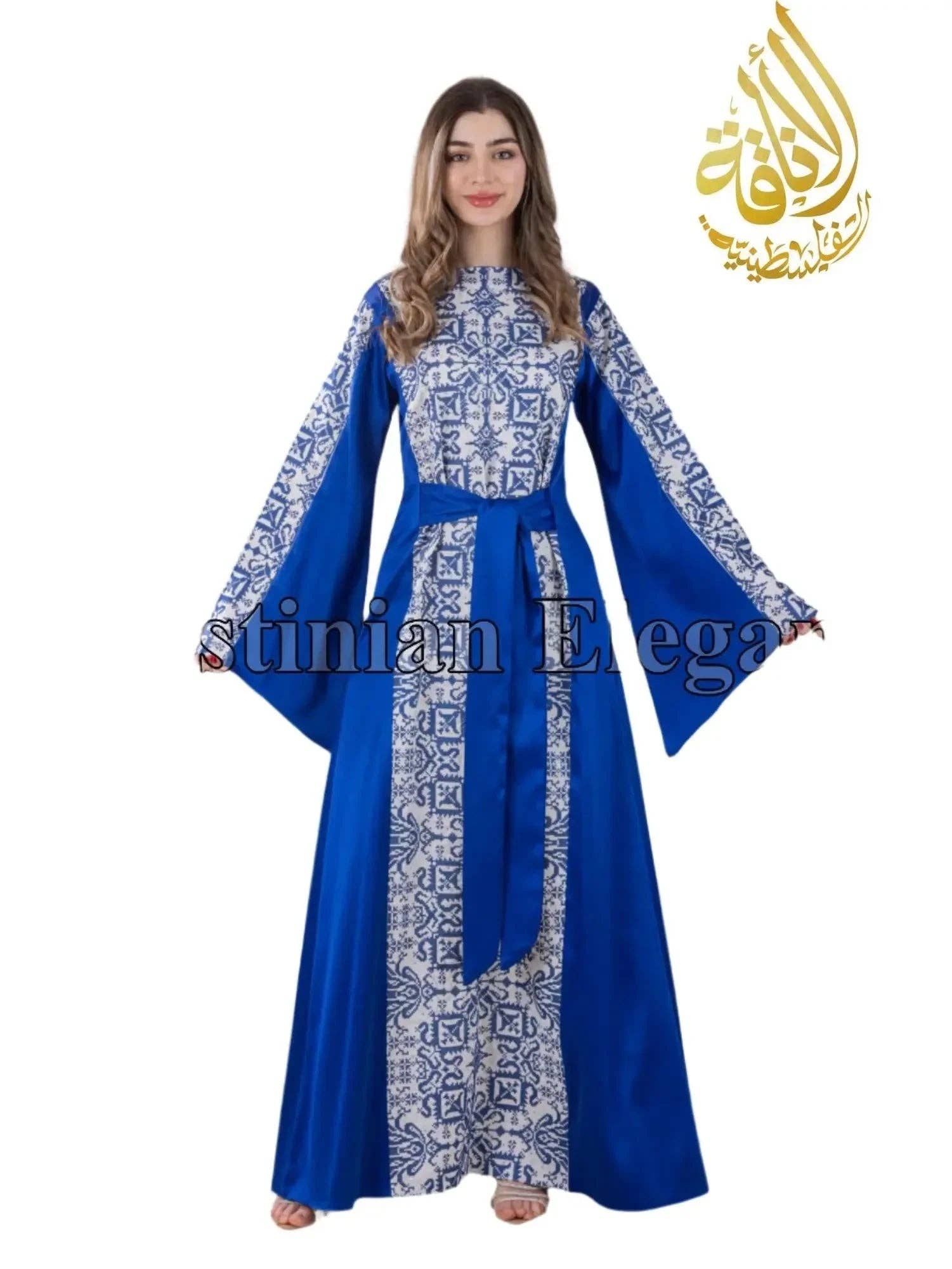 Palestinian Elegance - Wholesale Dress - Women's - Modern Zahra Embroidered Dress | Modest Palestinian Thobe25